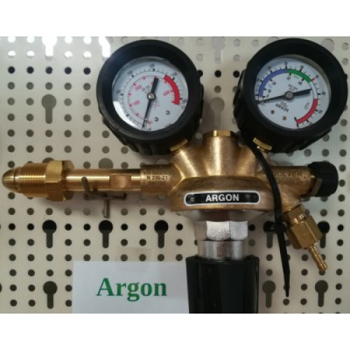 Regolatore pressione Argon/Co2 per bombole saldatura filo continuo