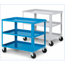 CARRELLO A 3 VASCHE FAMI mod. CLEVER 1028X615X846 azzurro