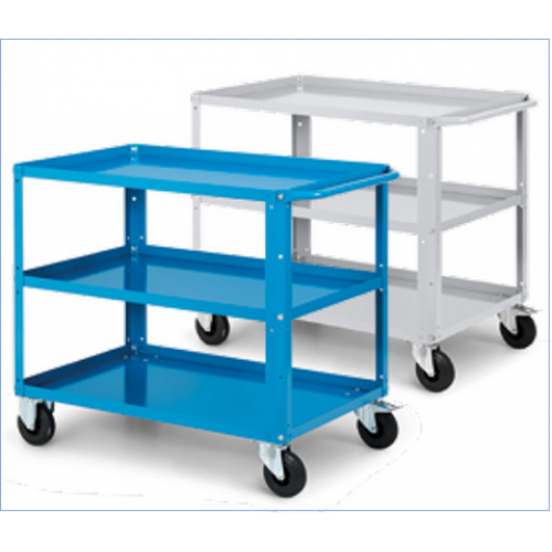 CARRELLO A 3 VASCHE FAMI mod. CLEVER 1028X615X846 azzurro