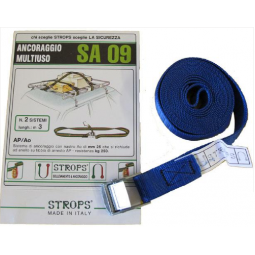 Nastro ancoraggio Strops per pacchi SA09  4X3MT