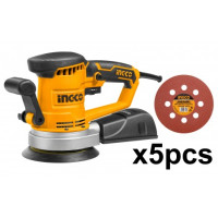IngCo RS4508 Levigatrice rotorbitale 450W. dischi diam.150 mm. IngCo RS4508 Levigatrice rotorbitale 450W. dischi diam.150 mm.